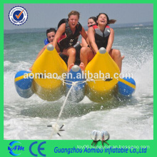 Exciting water games inflatable banana boat, funny inflatable blimp for sale